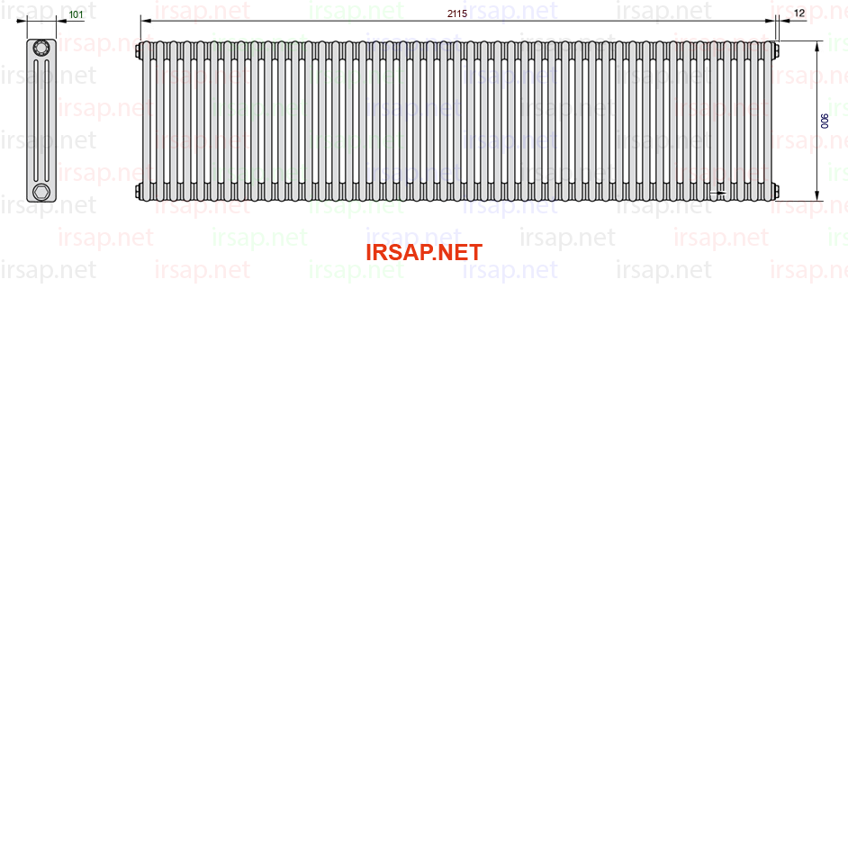 Радиатор IRSAP Tesi 30900/47 T14 CL 01